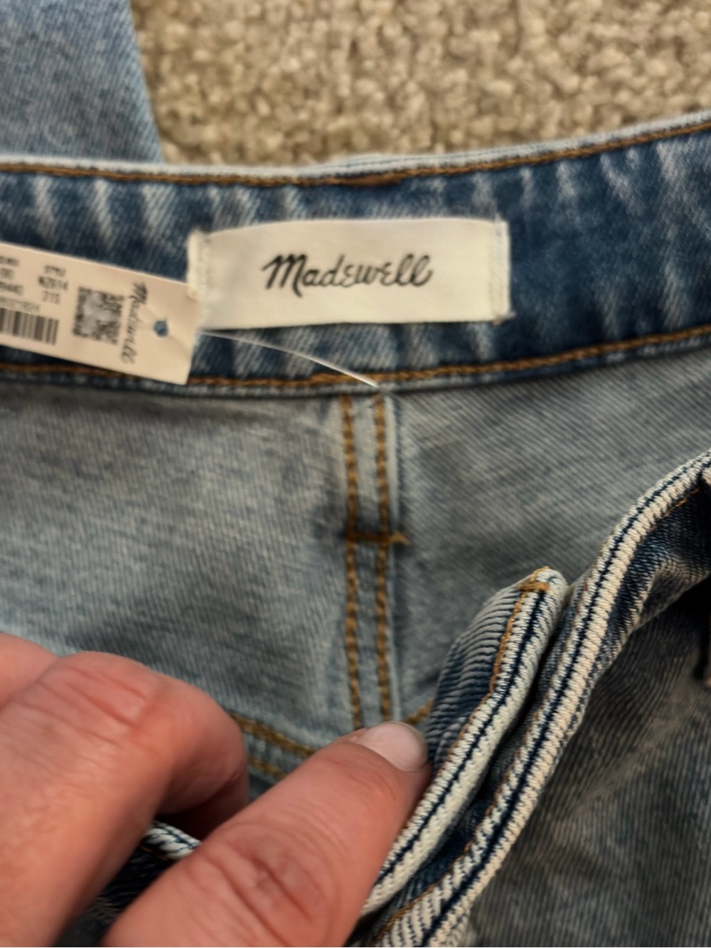 MADEWELL The Short Curvy Perfect Vintage Wide-Leg Crop Jean | Size 31 Short - Picture 7 of 13